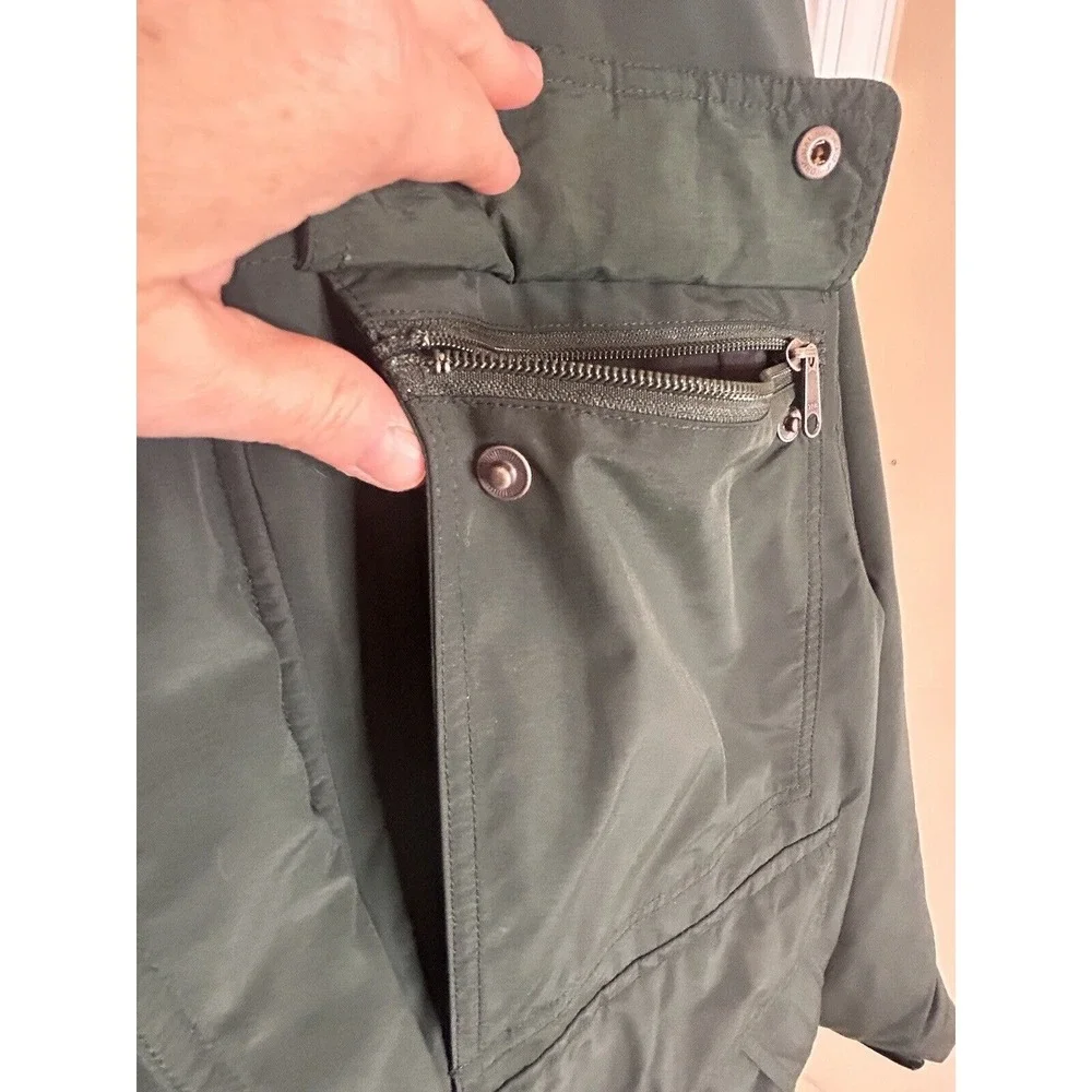 LL Bean Parka Coat L Gore-Tex Extreme Wet Weather PrimaLoft Cargo